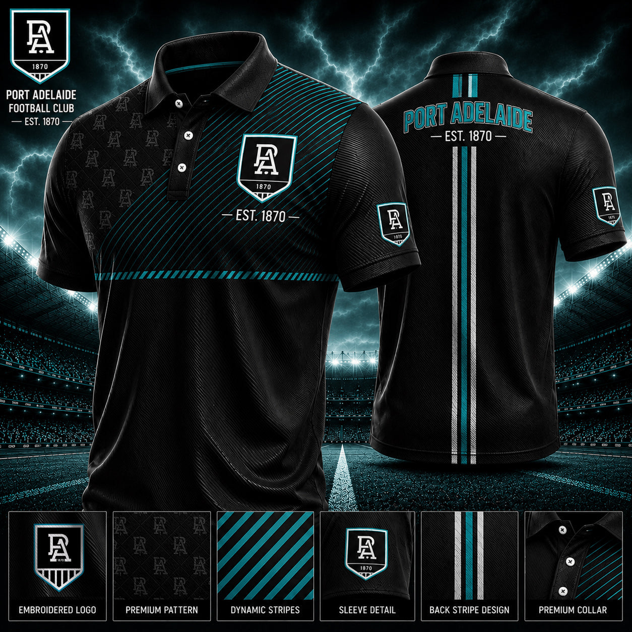 PREMIUM AFL X PA EXCLUSIVE POLO SHIRT LIMITED EDITION