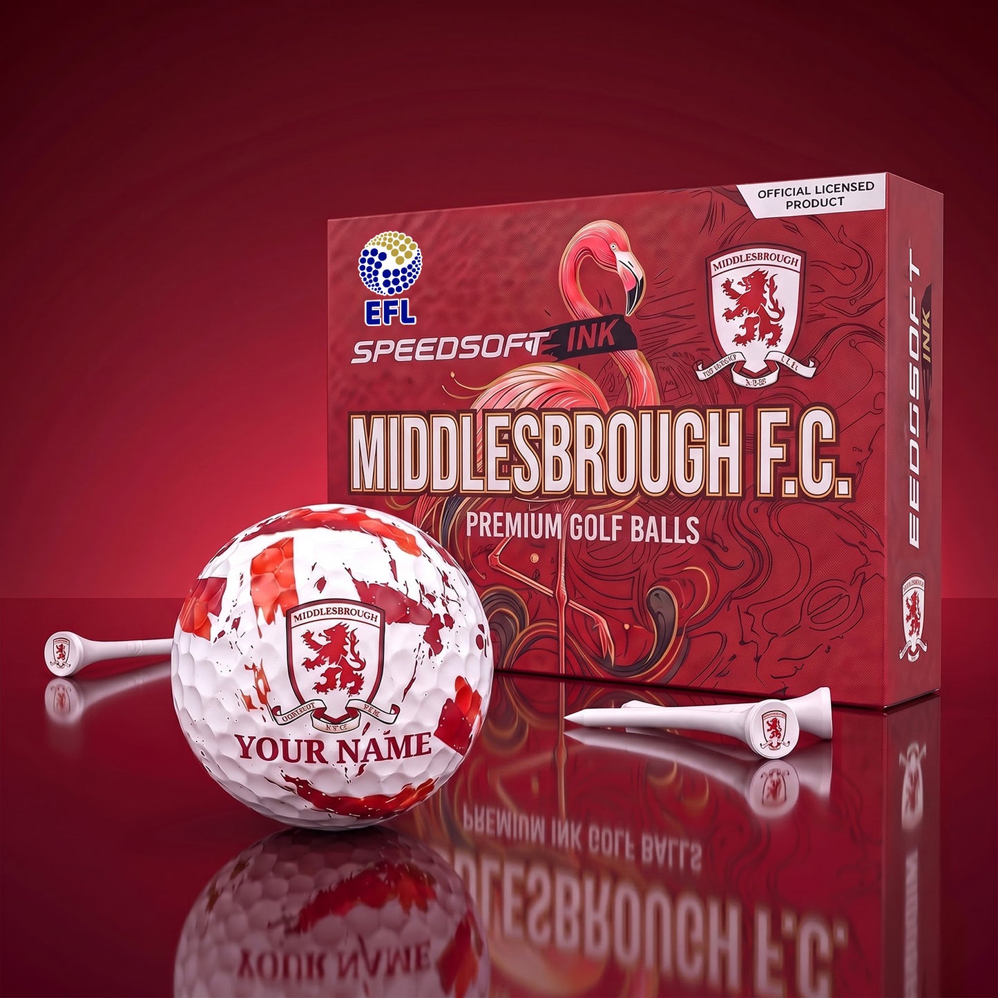 PREMIUM EFL X MID EXCLUSIVE PERSONALIZED GOLF BALL SET LIMITED EDTION