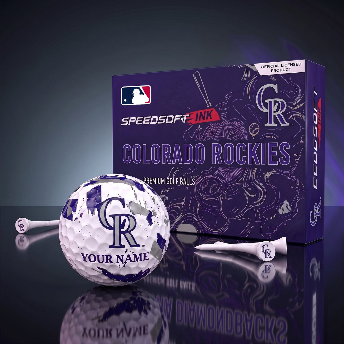 PREMIUM MLB X CR EXCLUSIVE PERSONALIZED GOLF BALL SET LIMITED EDTION