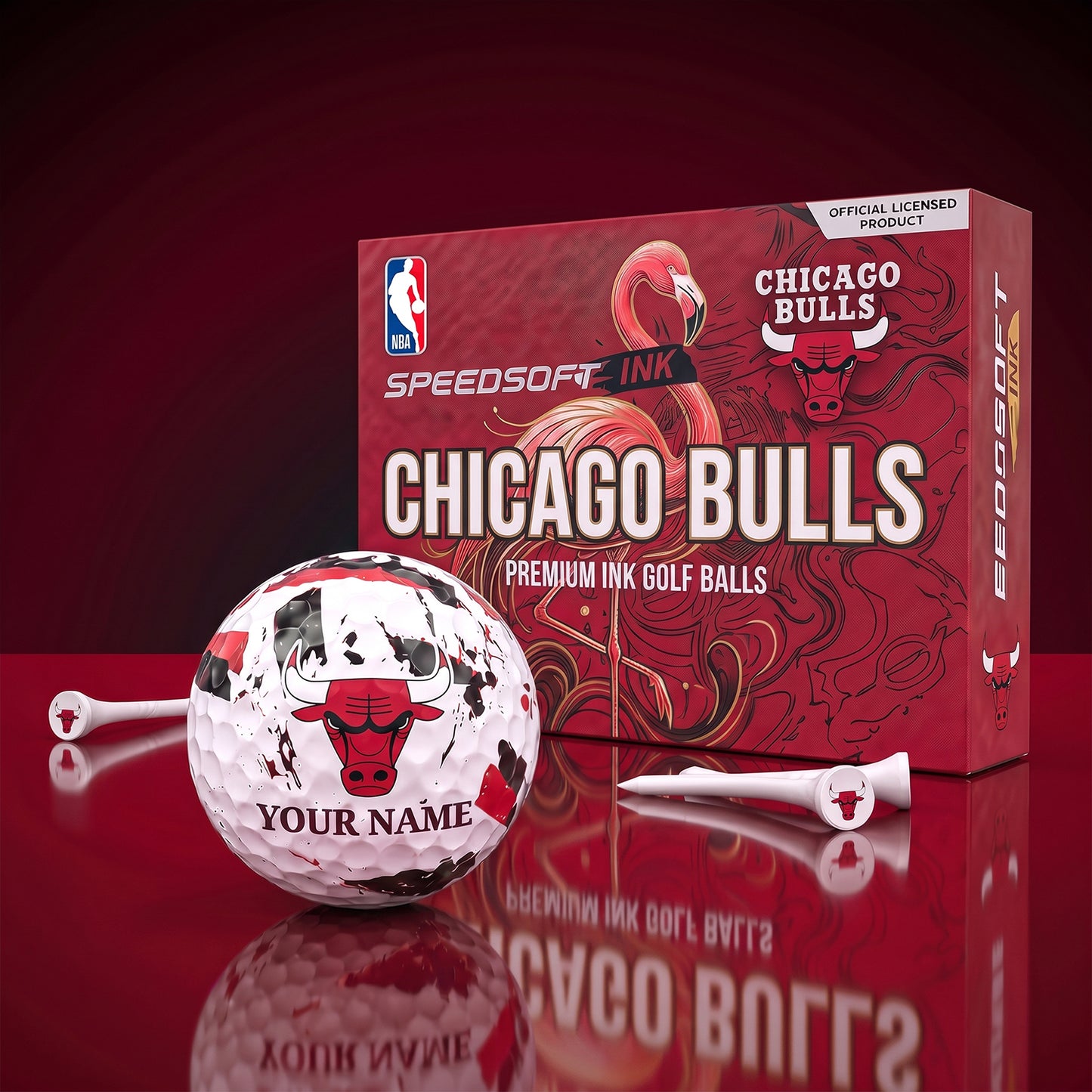 PREMIUM NBA X CB EXCLUSIVE PERSONALIZED GOLF BALL SET LIMITED EDTION