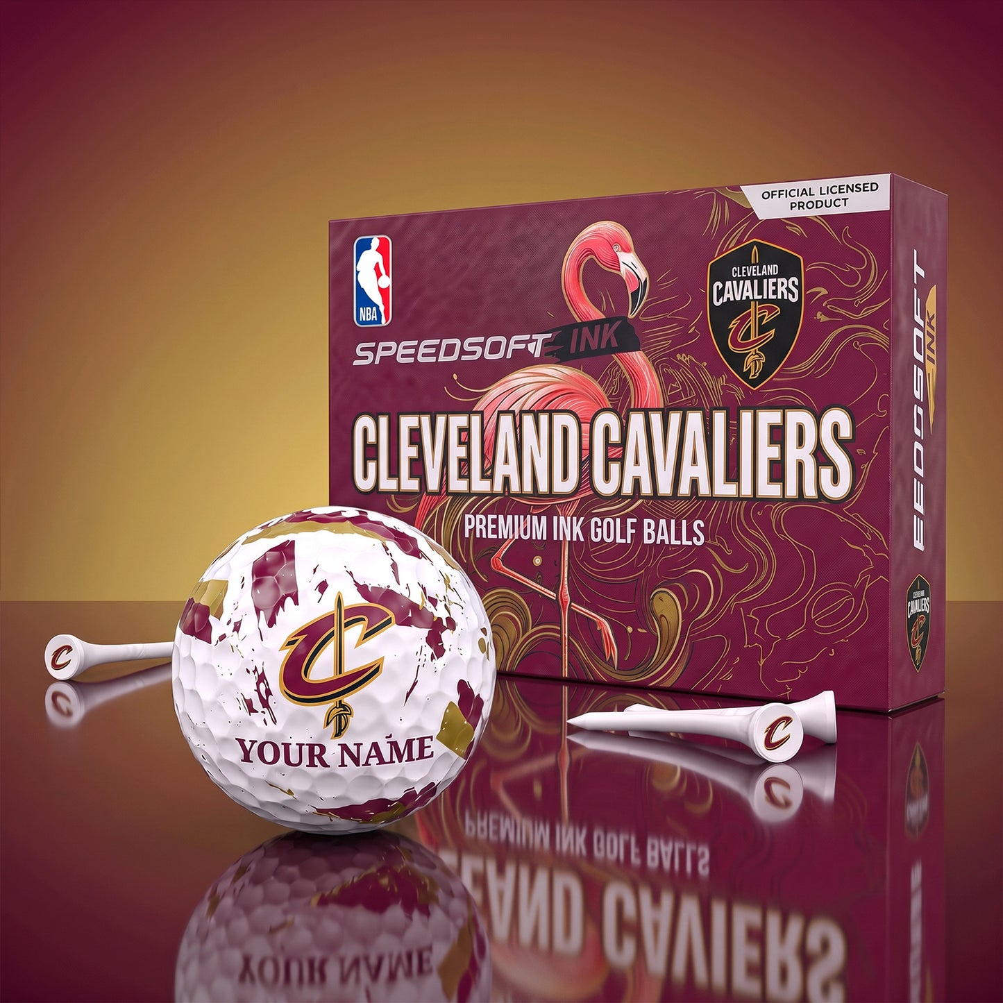 PREMIUM NBA X CC EXCLUSIVE PERSONALIZED GOLF BALL SET LIMITED EDTION
