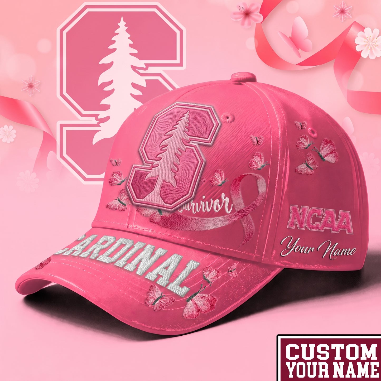 PREMIUM NCAA X SC EXCLUSIVE BREAST CANCER SURVIOR CAP