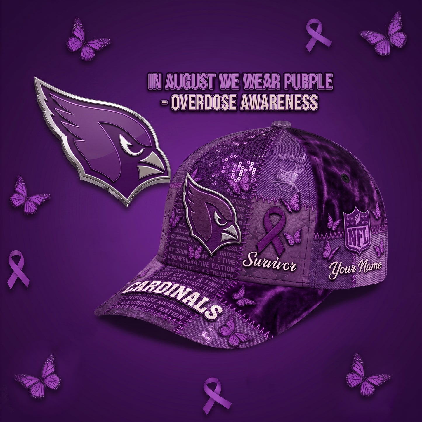 PREMIUM NFL X AC EXCLUSIVE OA PERSONALIZED CAP