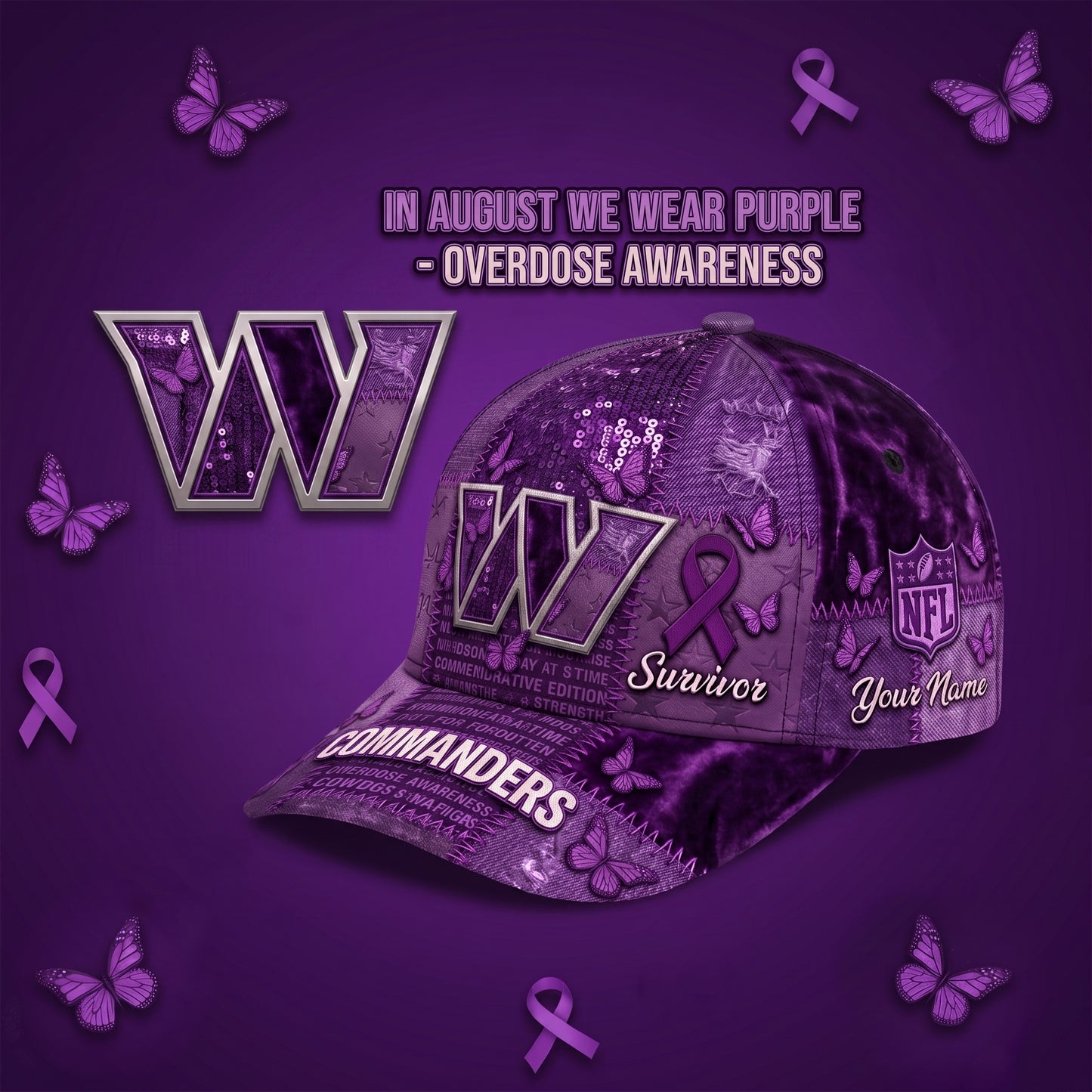PREMIUM NFL X WC EXCLUSIVE OA PERSONALIZED CAP