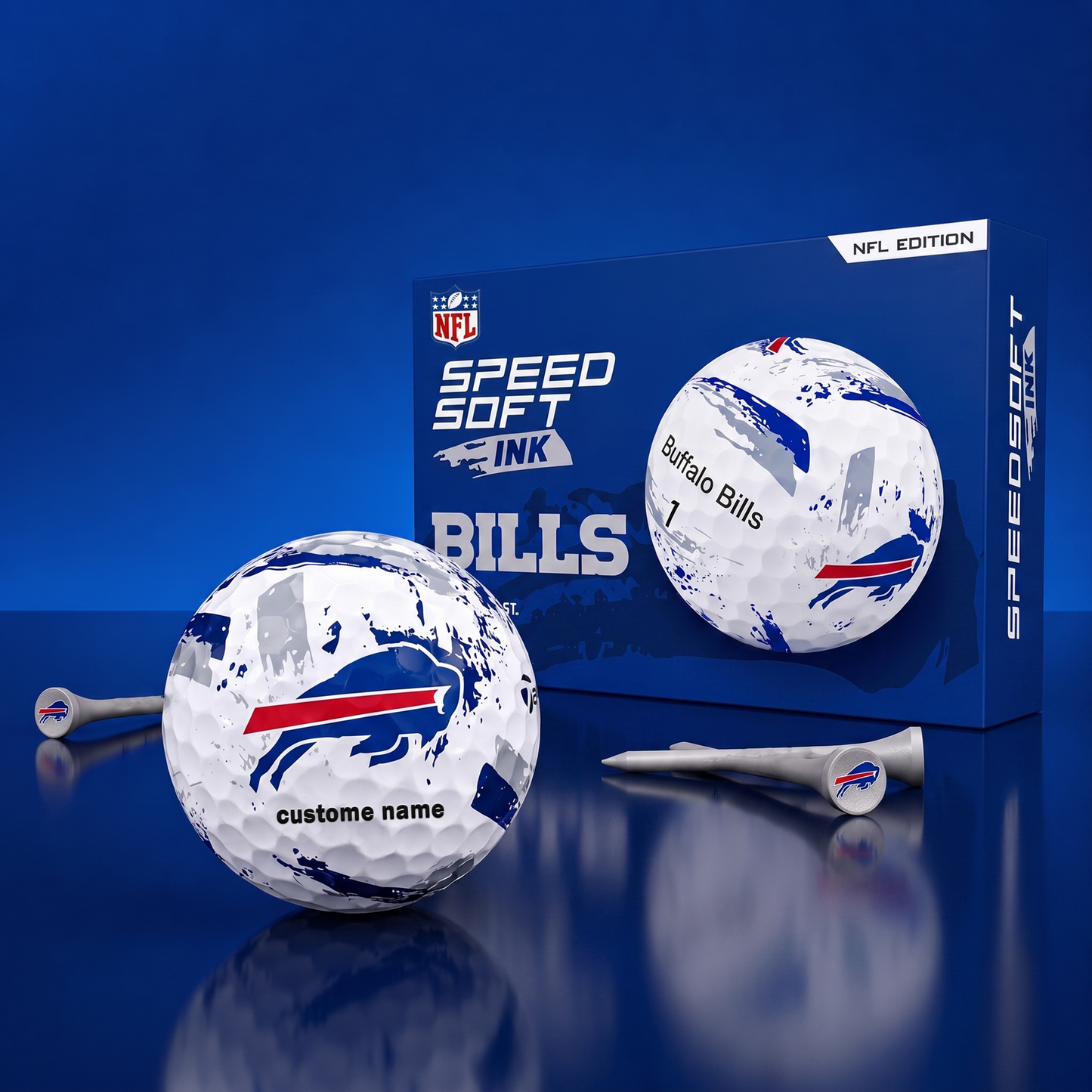PREMIUM NFL x BB EXCLUSIVE Speedsoft Ink Golf Balls Set Limited Editions V3