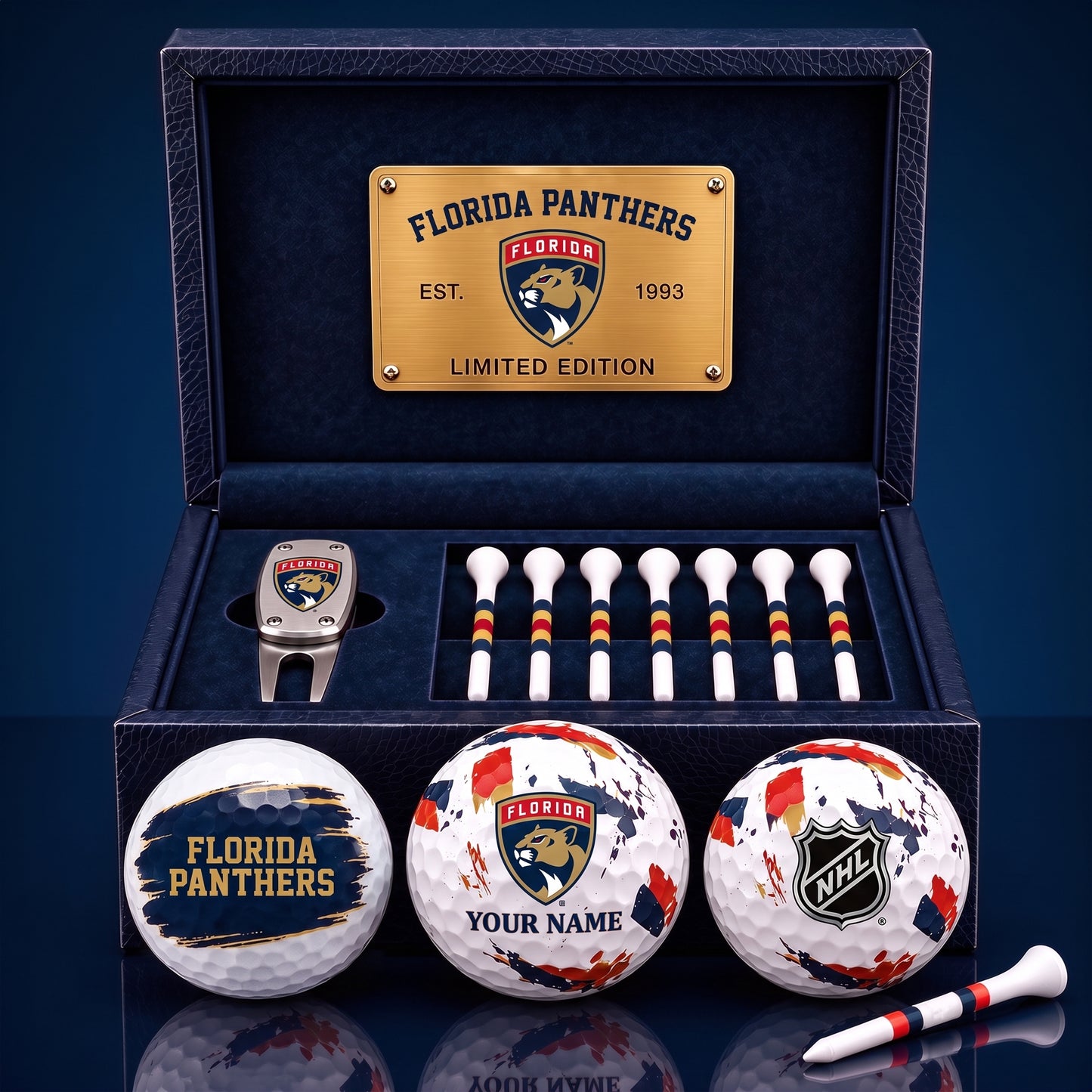 PREMIUM NHL X FP EXCLUSIVE PERSONALIZED GOLF BALL SET LIMITED EDTION