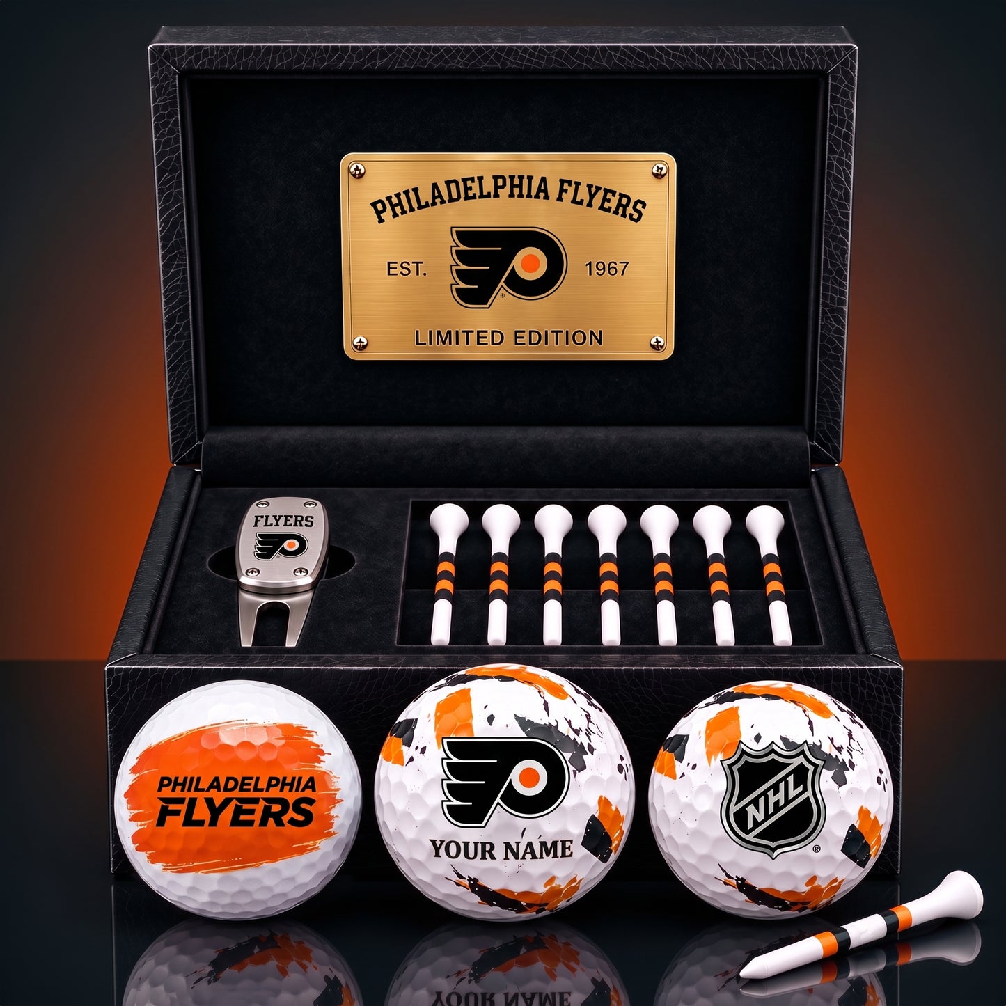 PREMIUM NHL X PF EXCLUSIVE PERSONALIZED GOLF BALL SET LIMITED EDTION