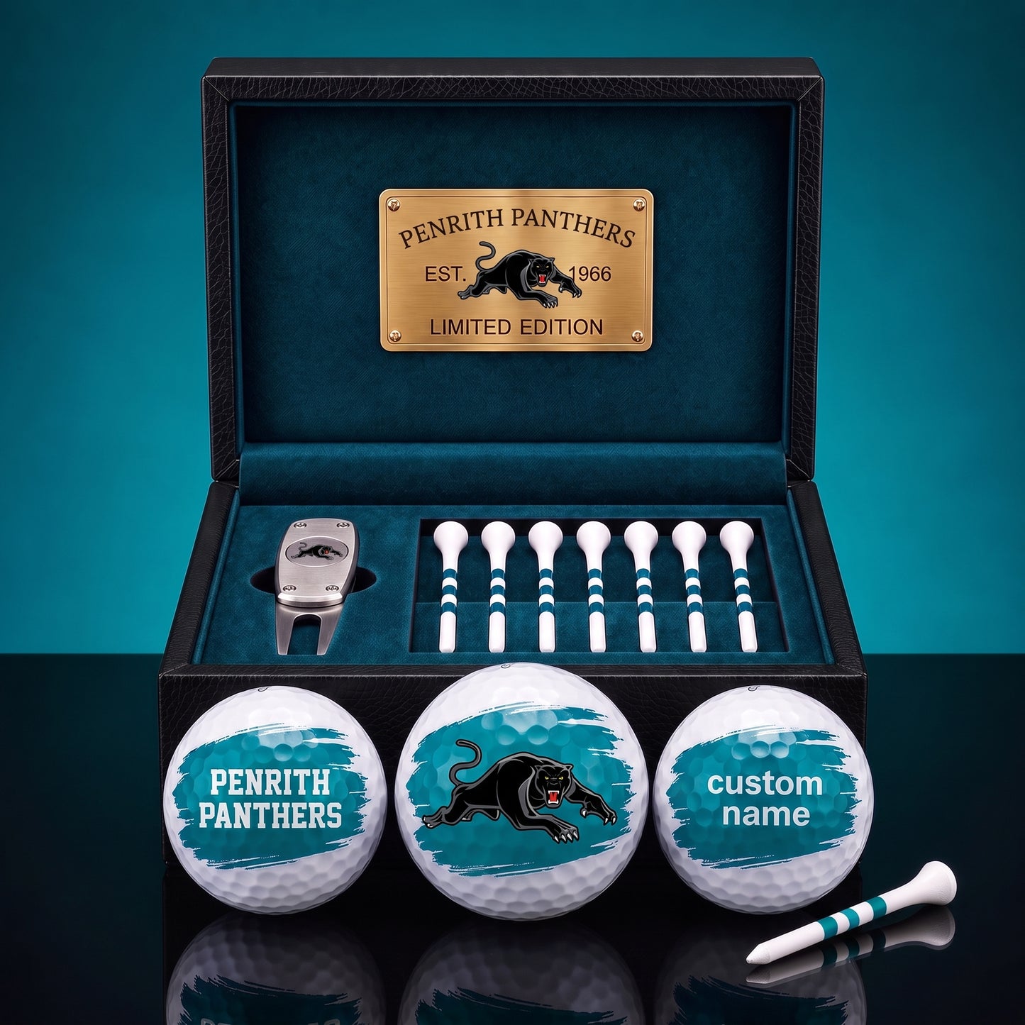 PREMIUM NRL X PP EXCLUSIVE PERSONALIZED GOLF BALL SET LIMITED EDTION