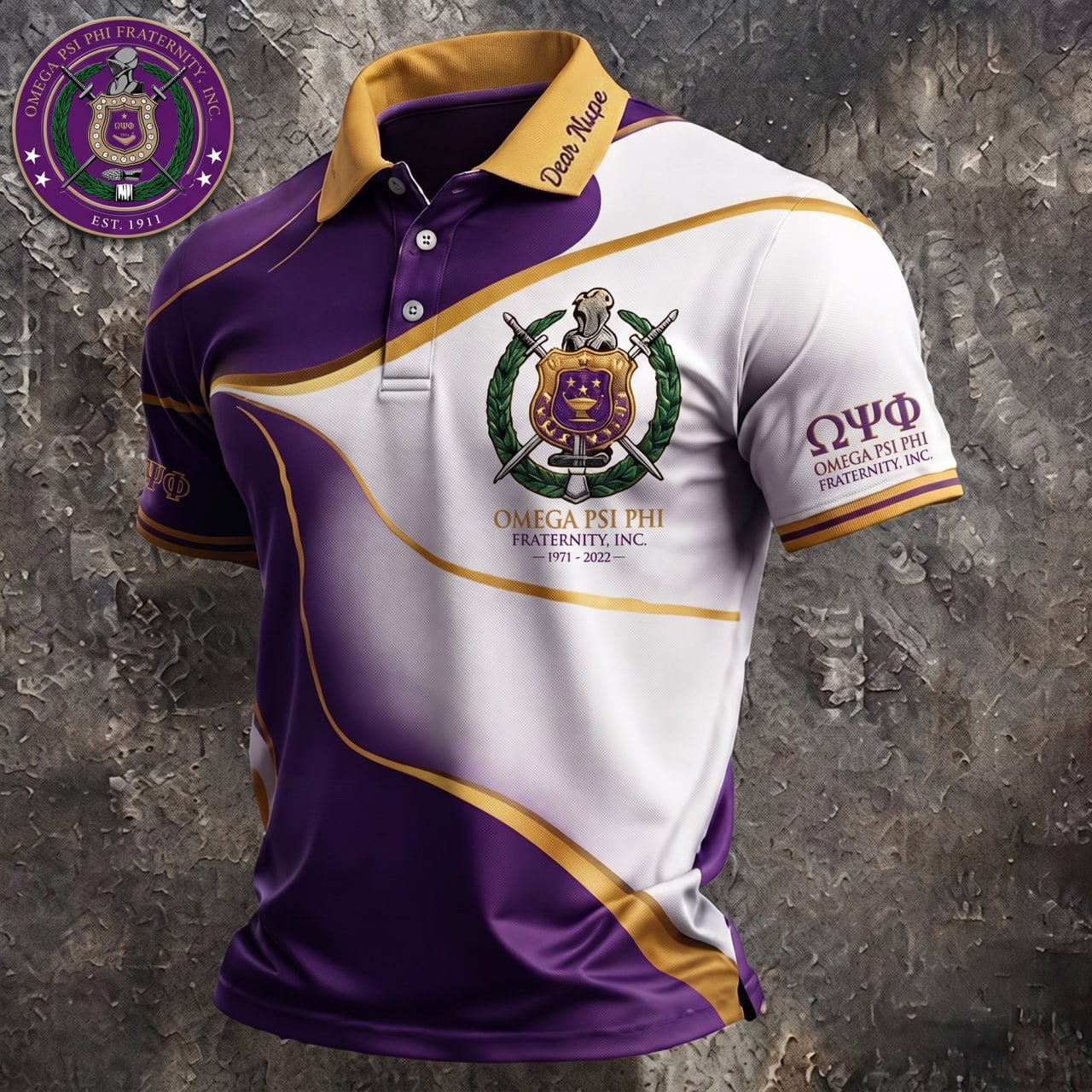 PREMIUM OPP x ΩΨΦ POLO SHIRT V2