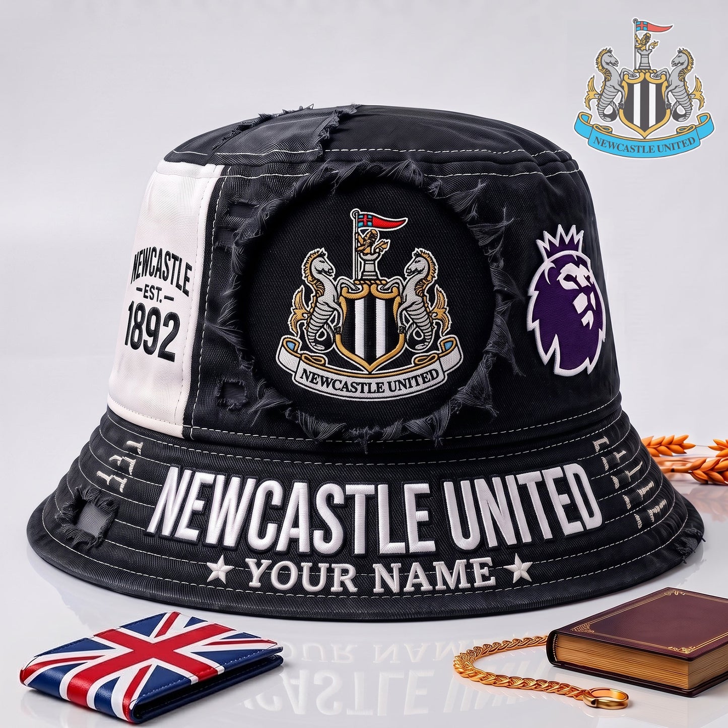 PREMIUM EPL X NEW EXCLUSIVE Torn Fabric Legacy Bucket Hat For New Season NDT NHM 010726