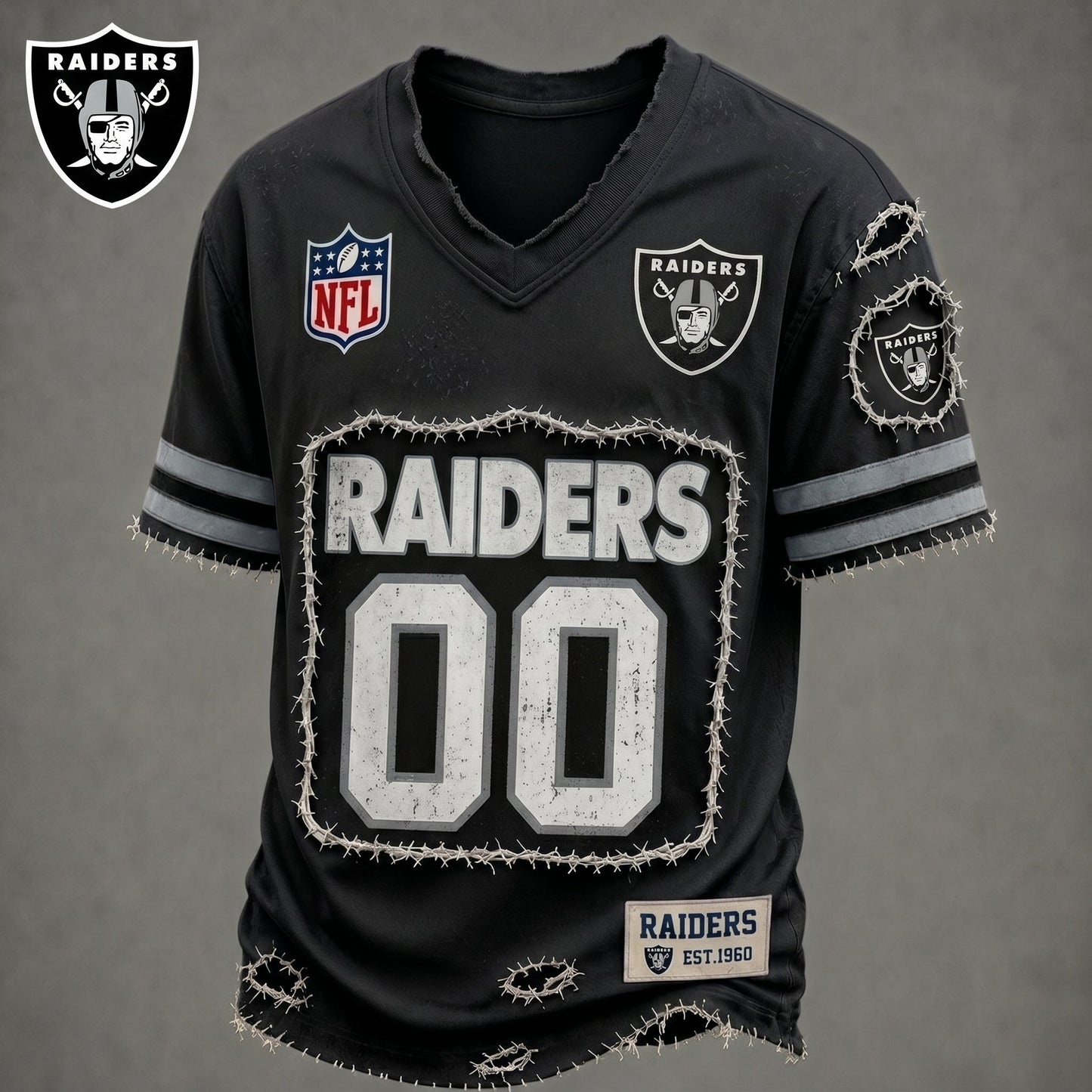 PREMIUM NFL X LVR LUXURY V-NECK T-SHIRT CUSTOME NUMBER FOR SEASON SUMMER NDT VHM 200626
