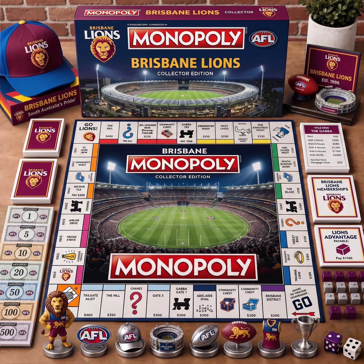 Premium AFL BB Monopoly Collector’s Edition Board Game