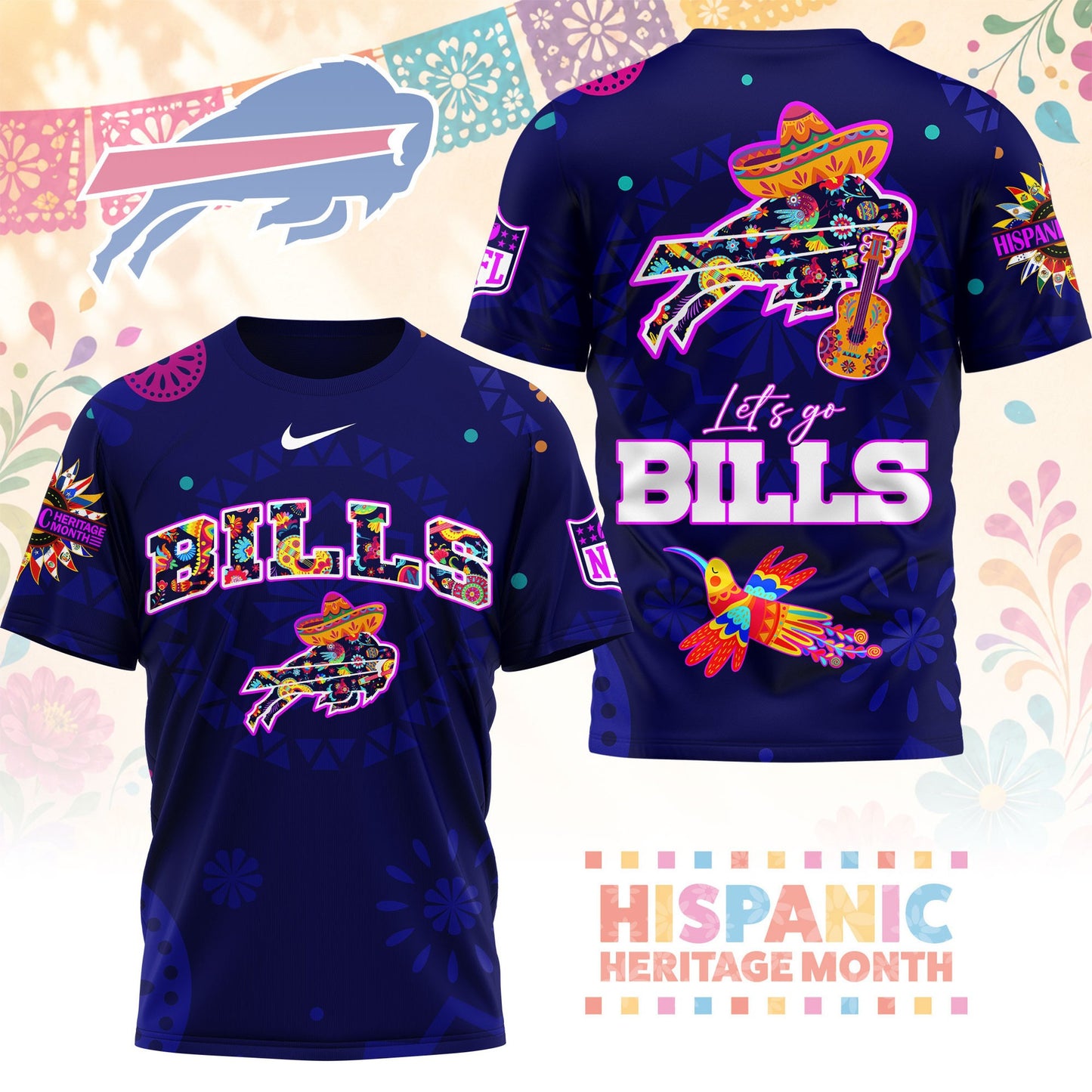 Premium NFL BB Hispanic Heritage Fiesta T-shirt