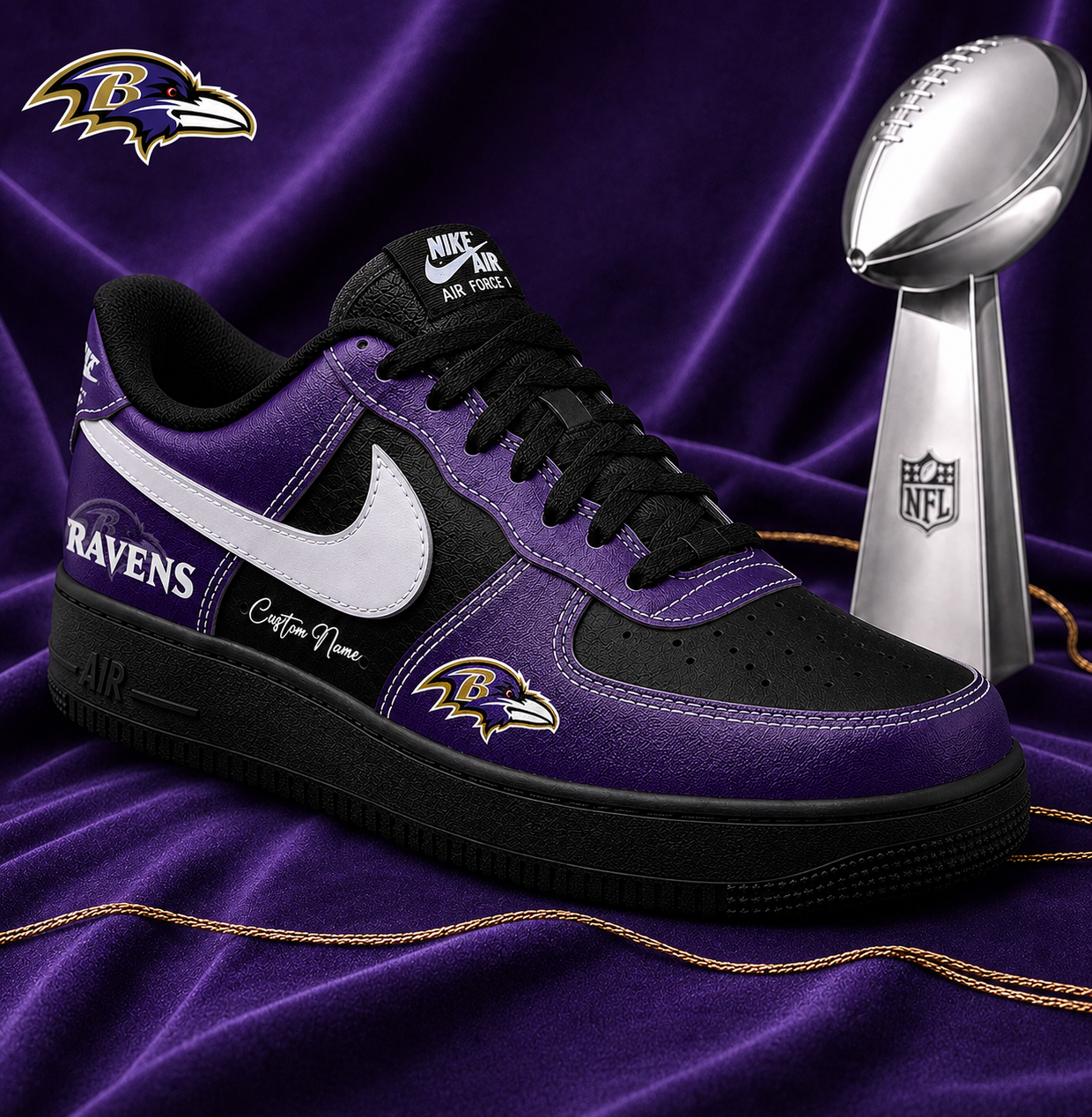 Premium NFL BR Victory Legacy AF1 Sneakers