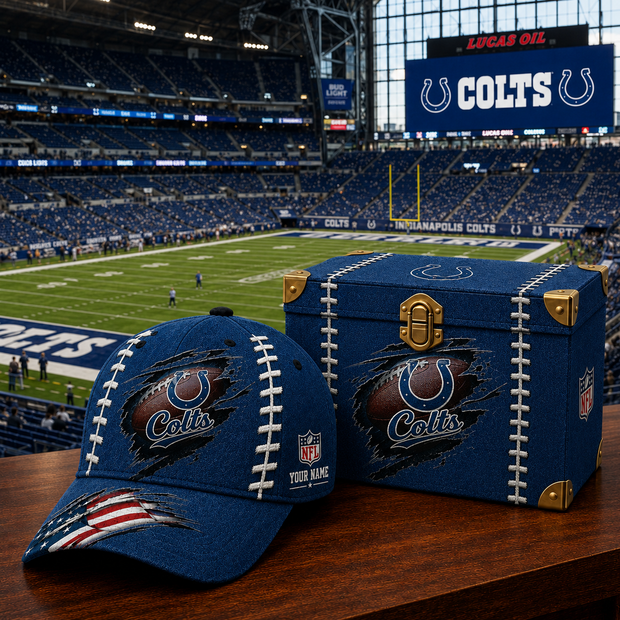 Premium NFL IC Football Stitch Vintage Cap