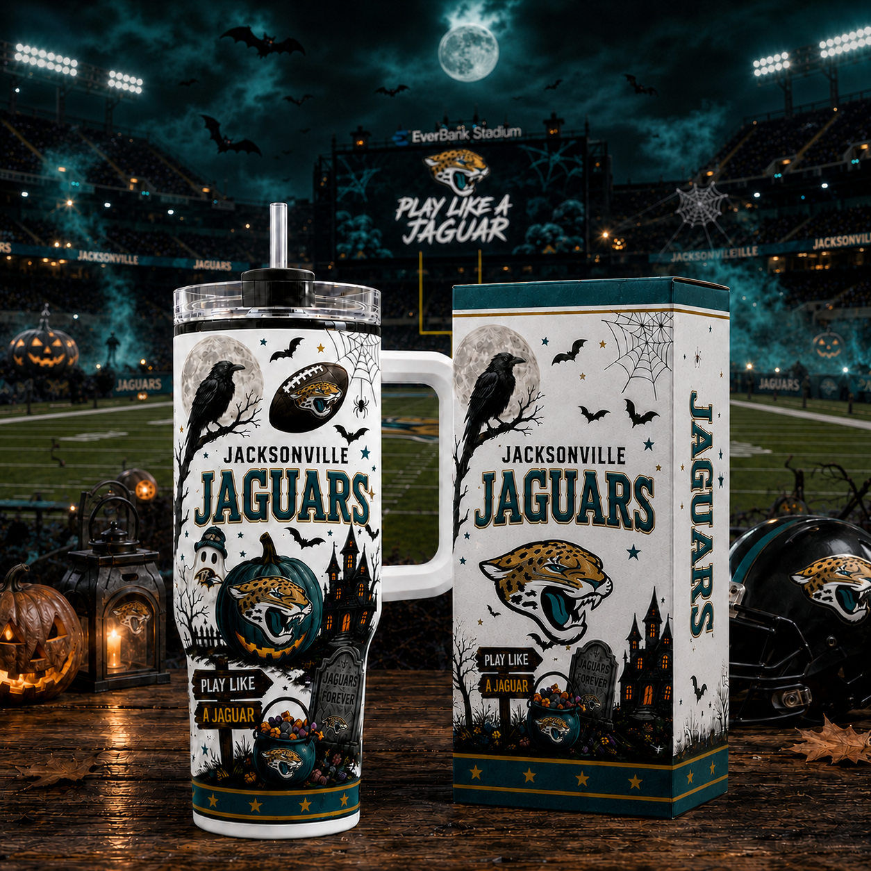 Premium NFL JJ Halloween Spirit Insulated Tumbler