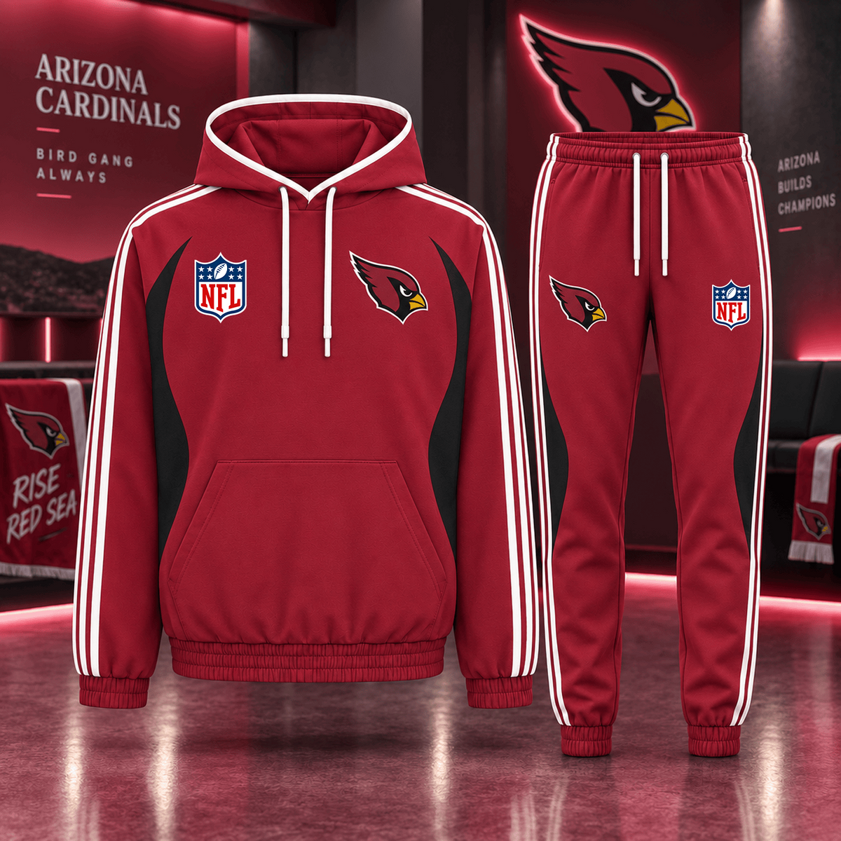Premium NFL x ARI Sideline Performance Hoodie & Jogger Set