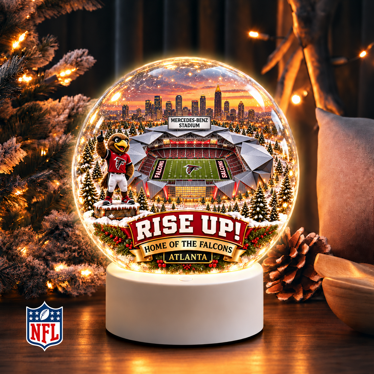 Premium NFL x ATL Snow Globe