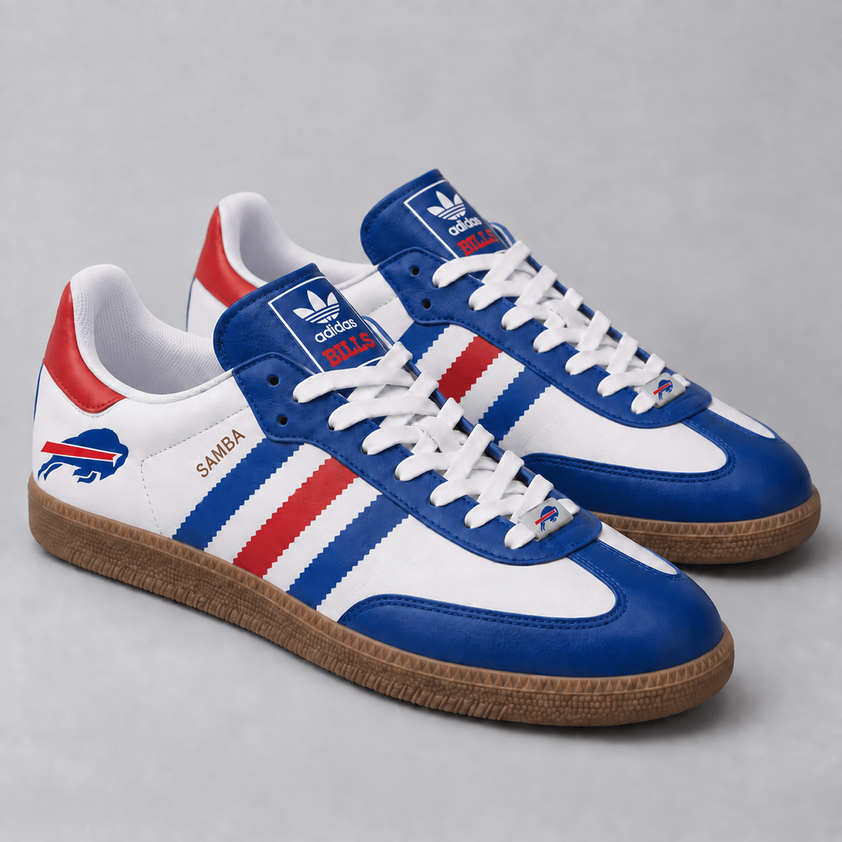 Premium NFL x BUF Game Day Samba Shoes