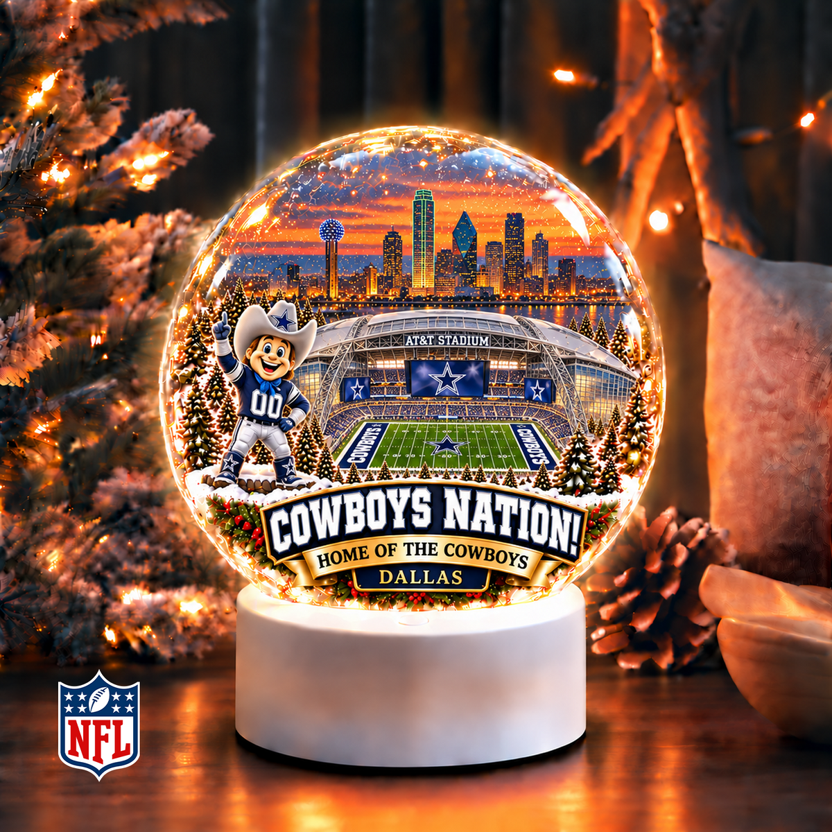 Premium NFL x DAL Snow Globe