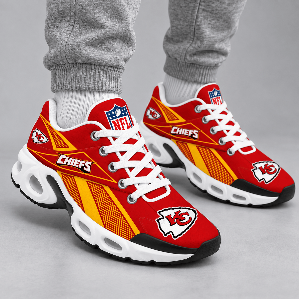Premium NFL x KCC Air Max Shoes