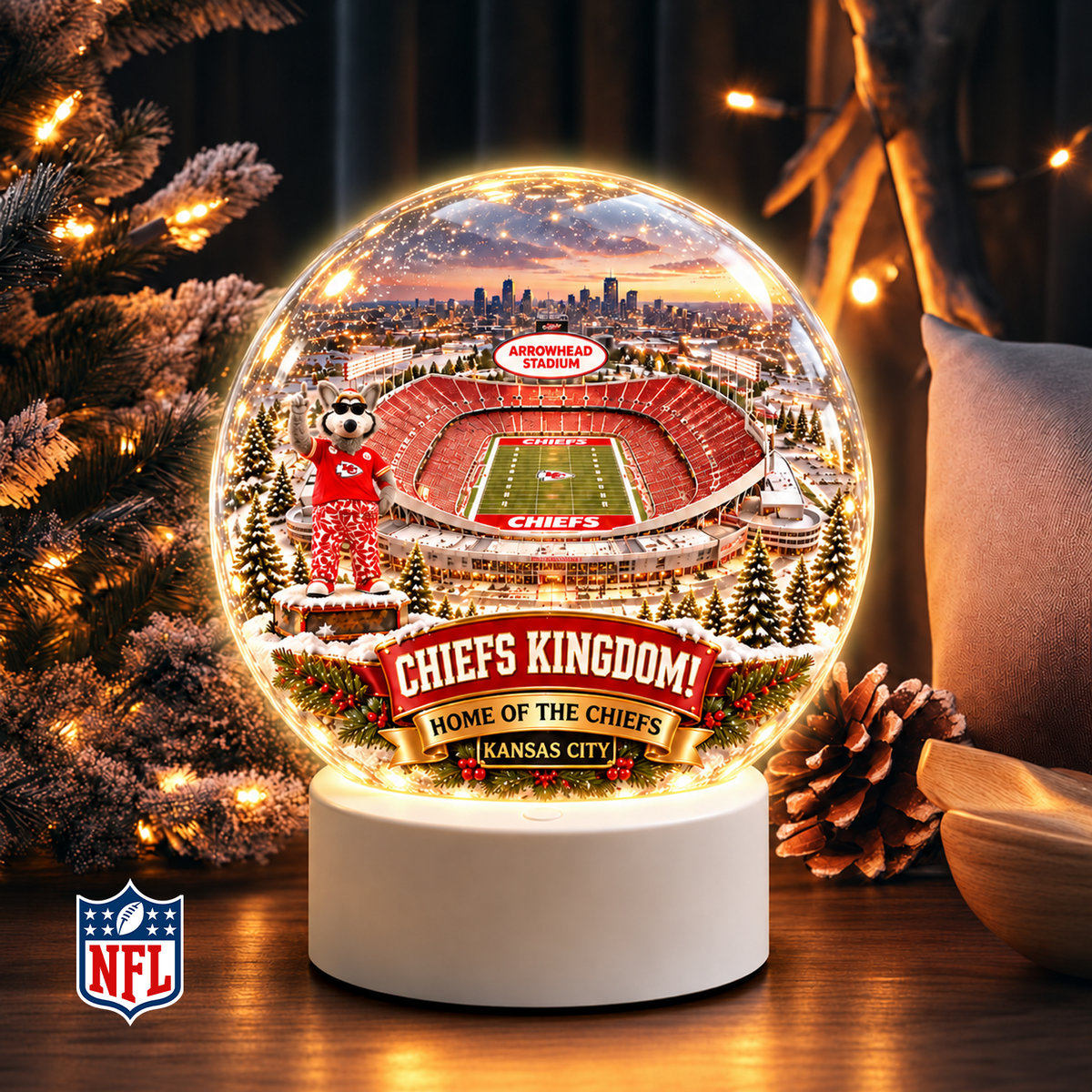 Premium NFL x KCC Snow Globe