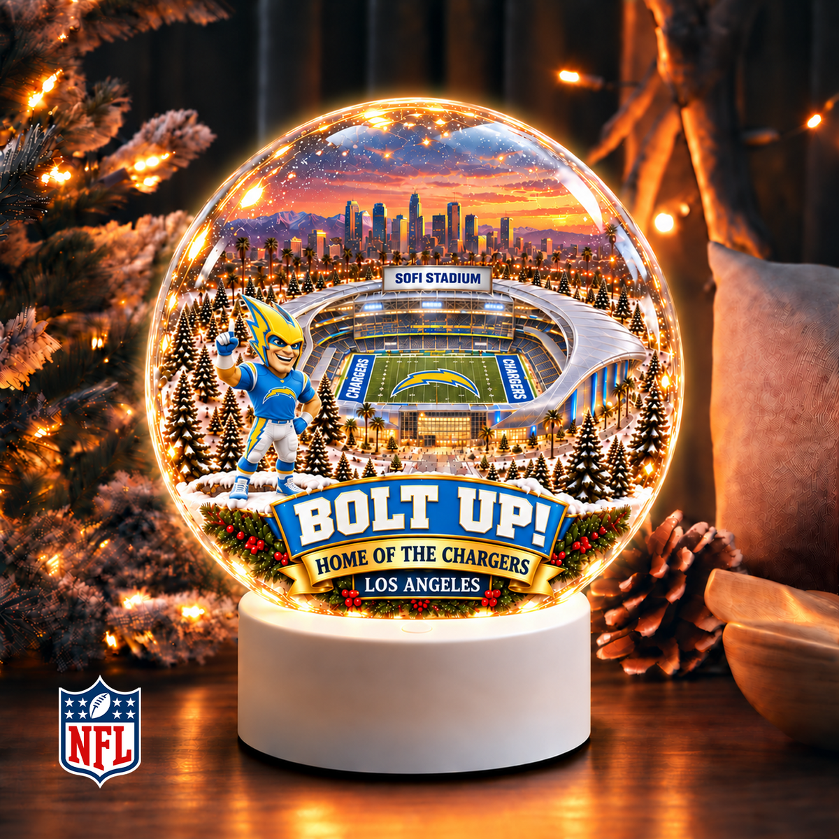 Premium NFL x LAC Snow Globe