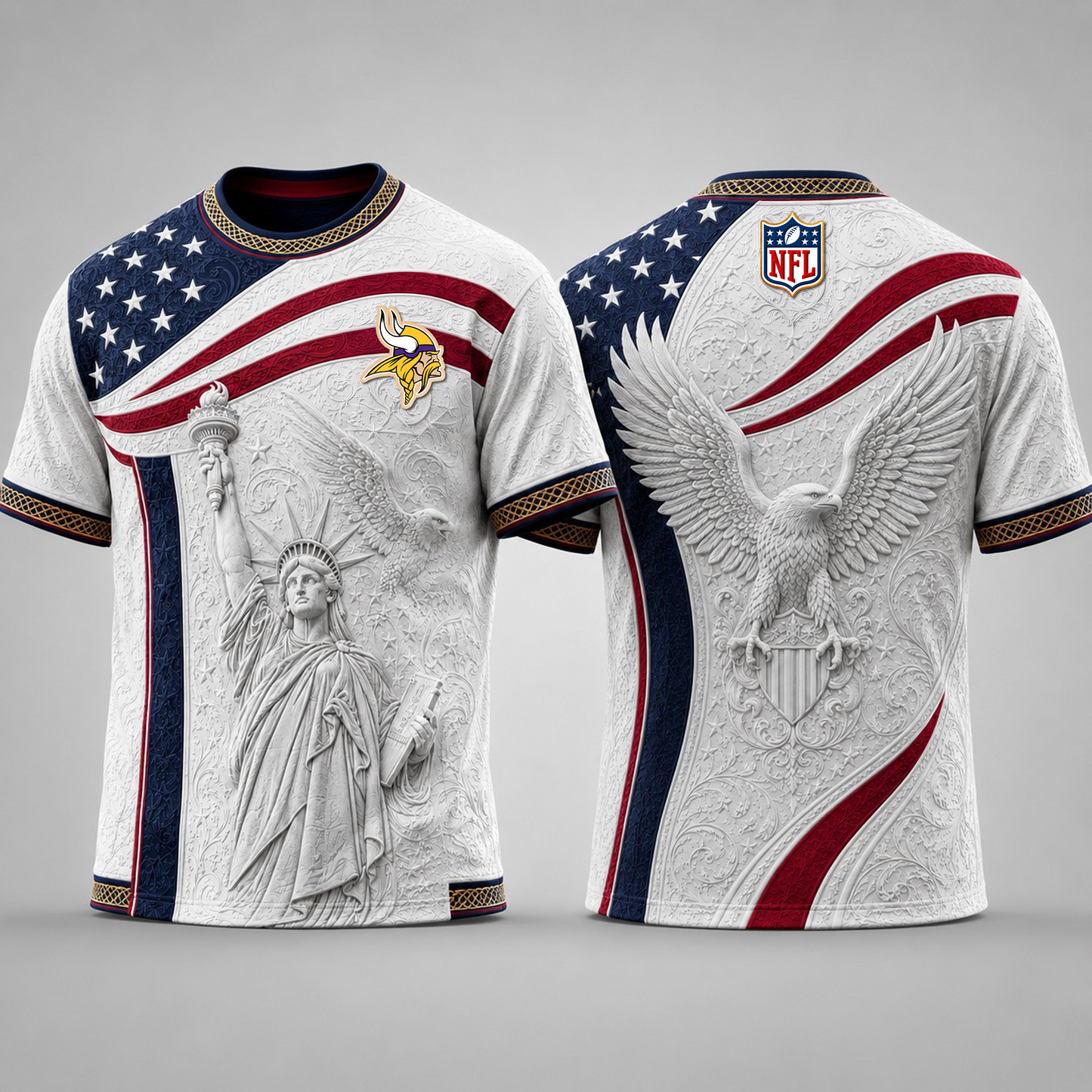 Premium NFL x MIN Football Team T-Shirt