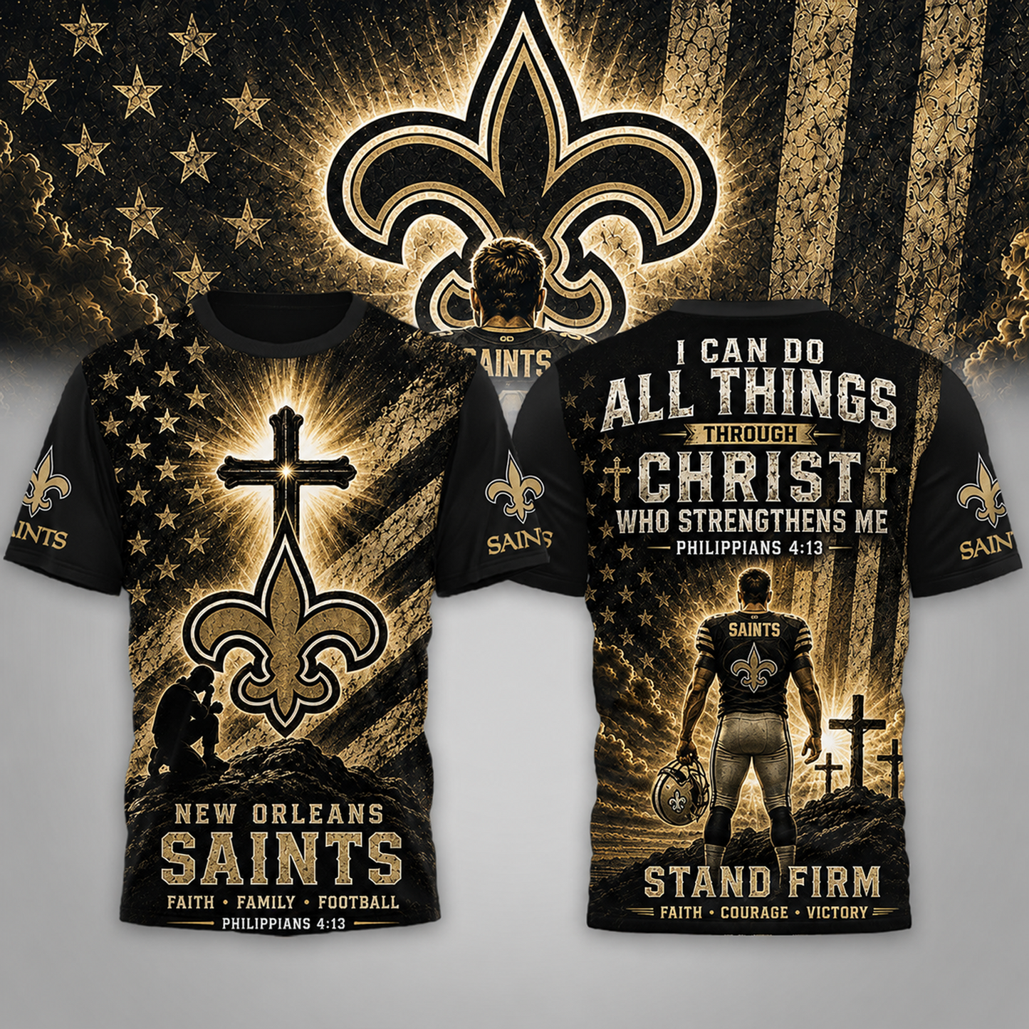 Premium NFL x NO Faith Family 3D Shirt