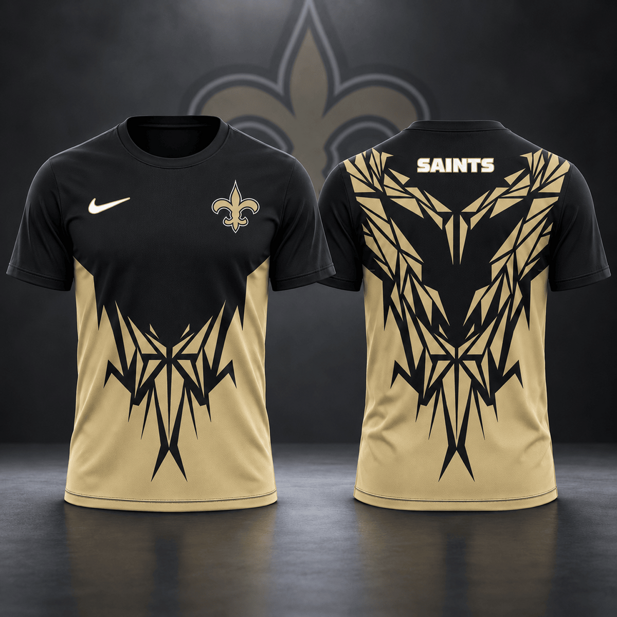 Premium NFL x NO Football Club Tribal Graphic T-Shirt Fan Sports Apparel