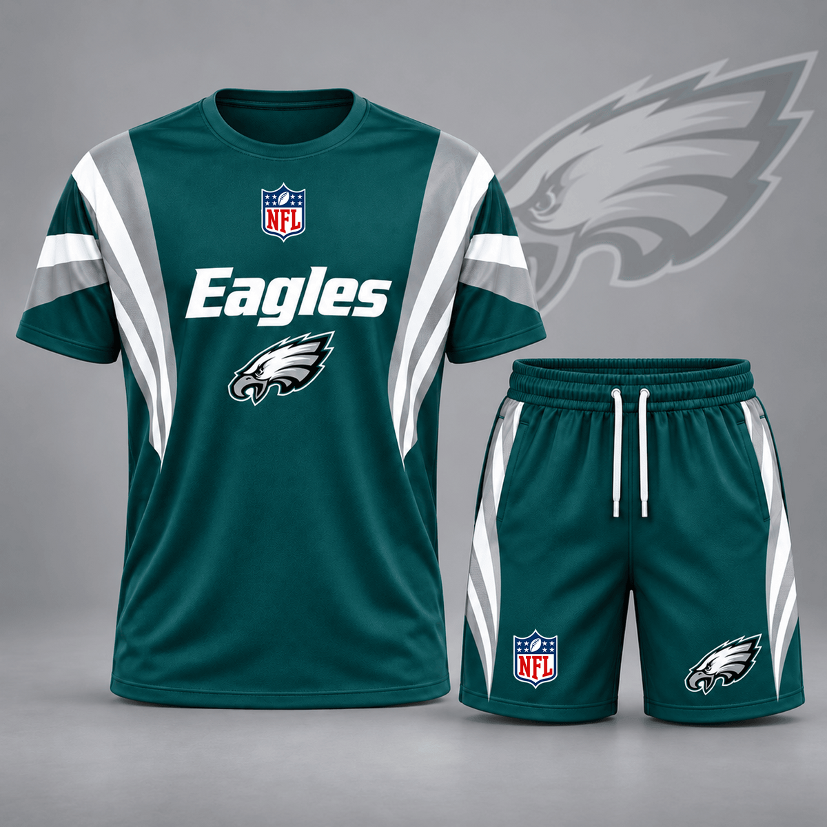 Premium NFL x PHI Elite Performance T-Shirt & Shorts Set