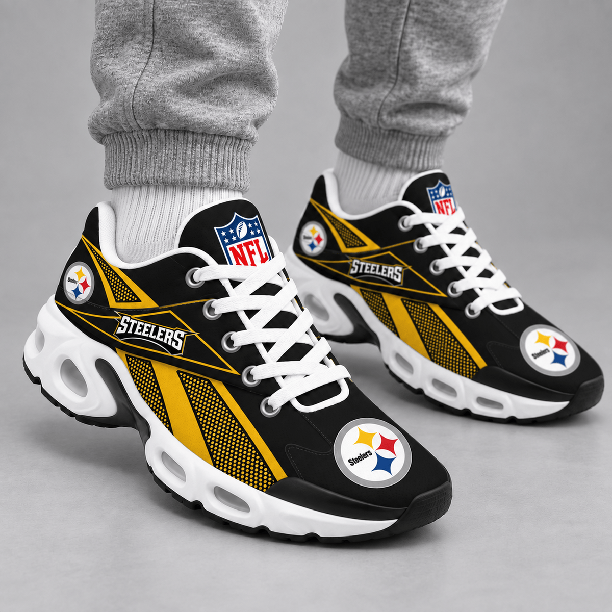 Premium NFL x PIT Air Max Shoes