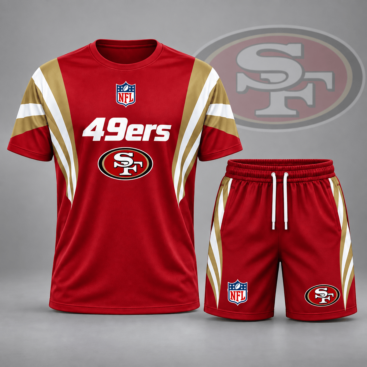 Premium NFL x SF Elite Performance T-Shirt & Shorts Set