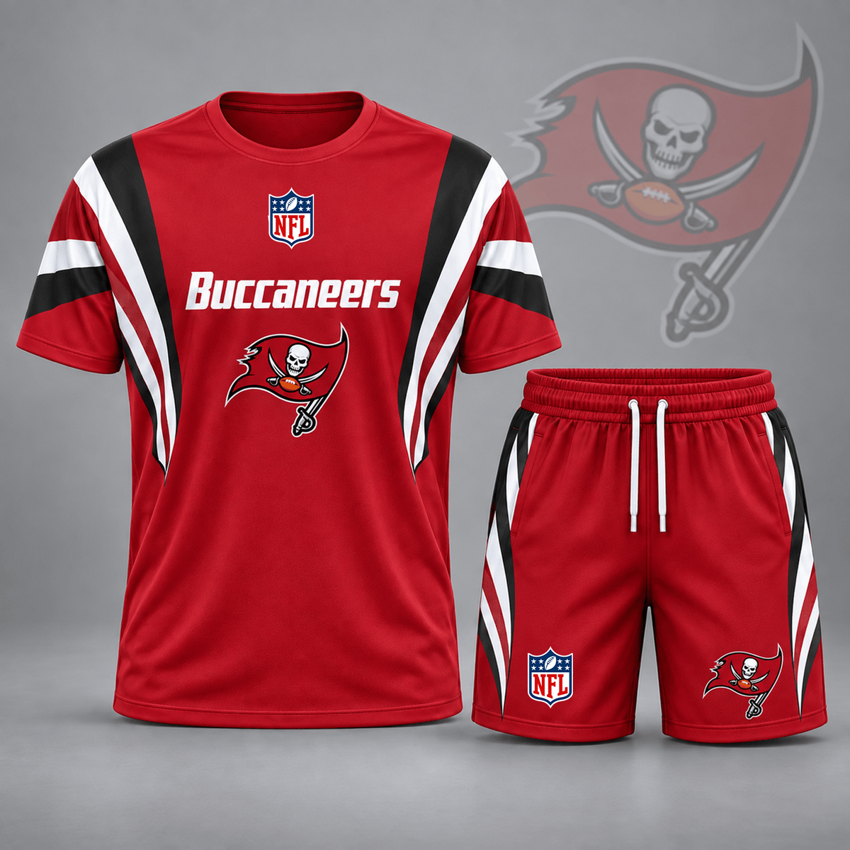 Premium NFL x TB Elite Performance T-Shirt & Shorts Set