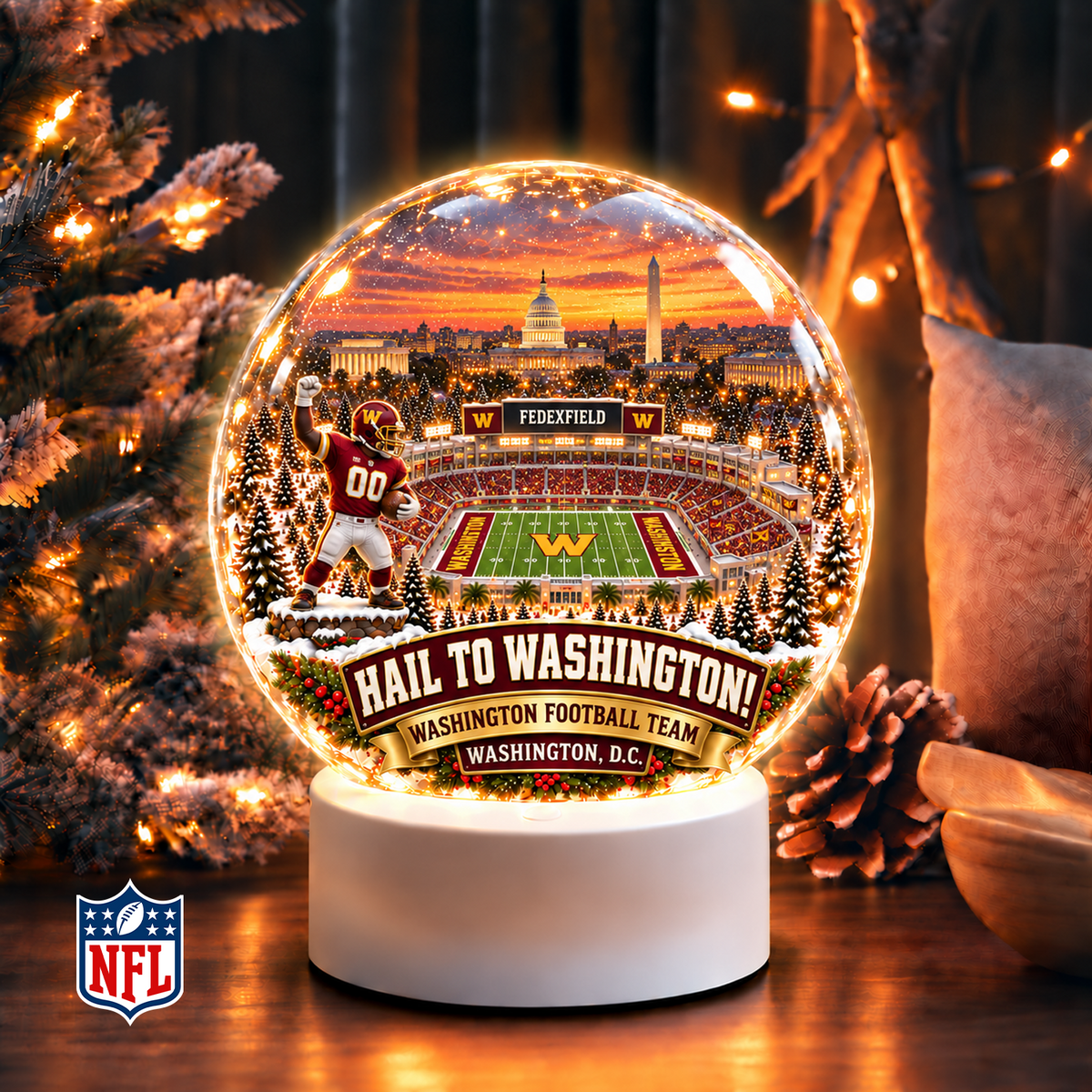 Premium NFL x WAS Snow Globe