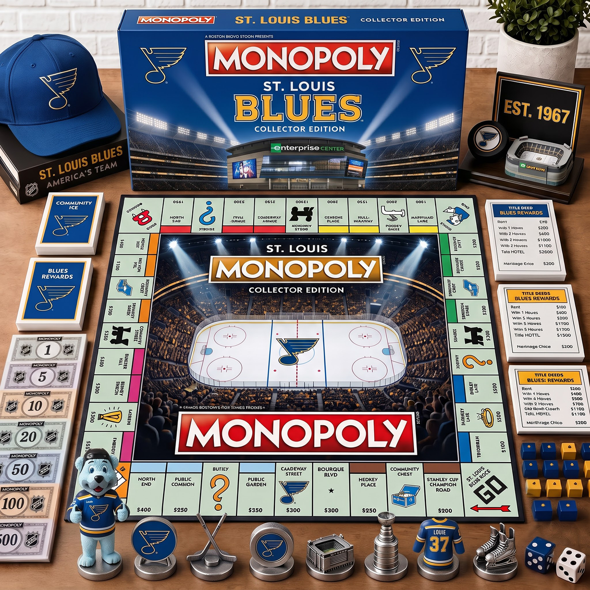 Premium NHL SLB Monopoly Collector’s Edition Board Game
