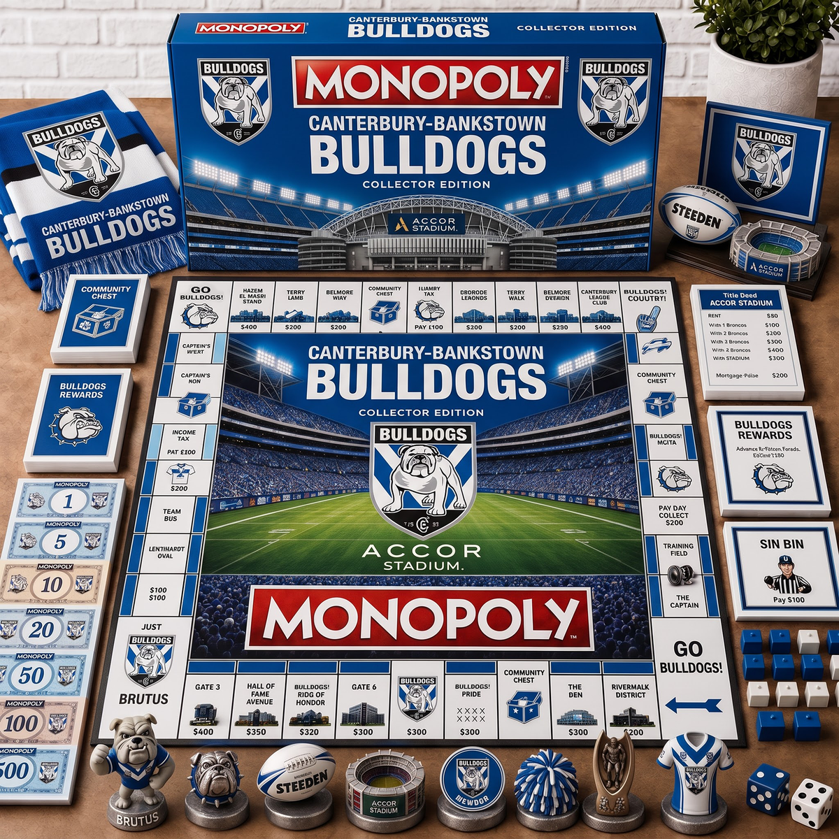 Premium NRL CBB Monopoly Collector’s Edition Board Game