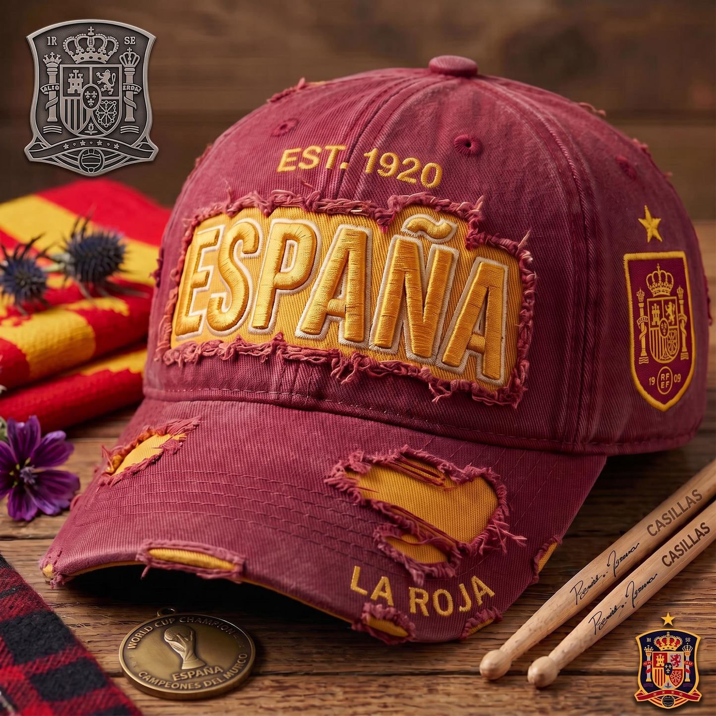 Premium Spain World Cup Champions 2026 Cap V3 1