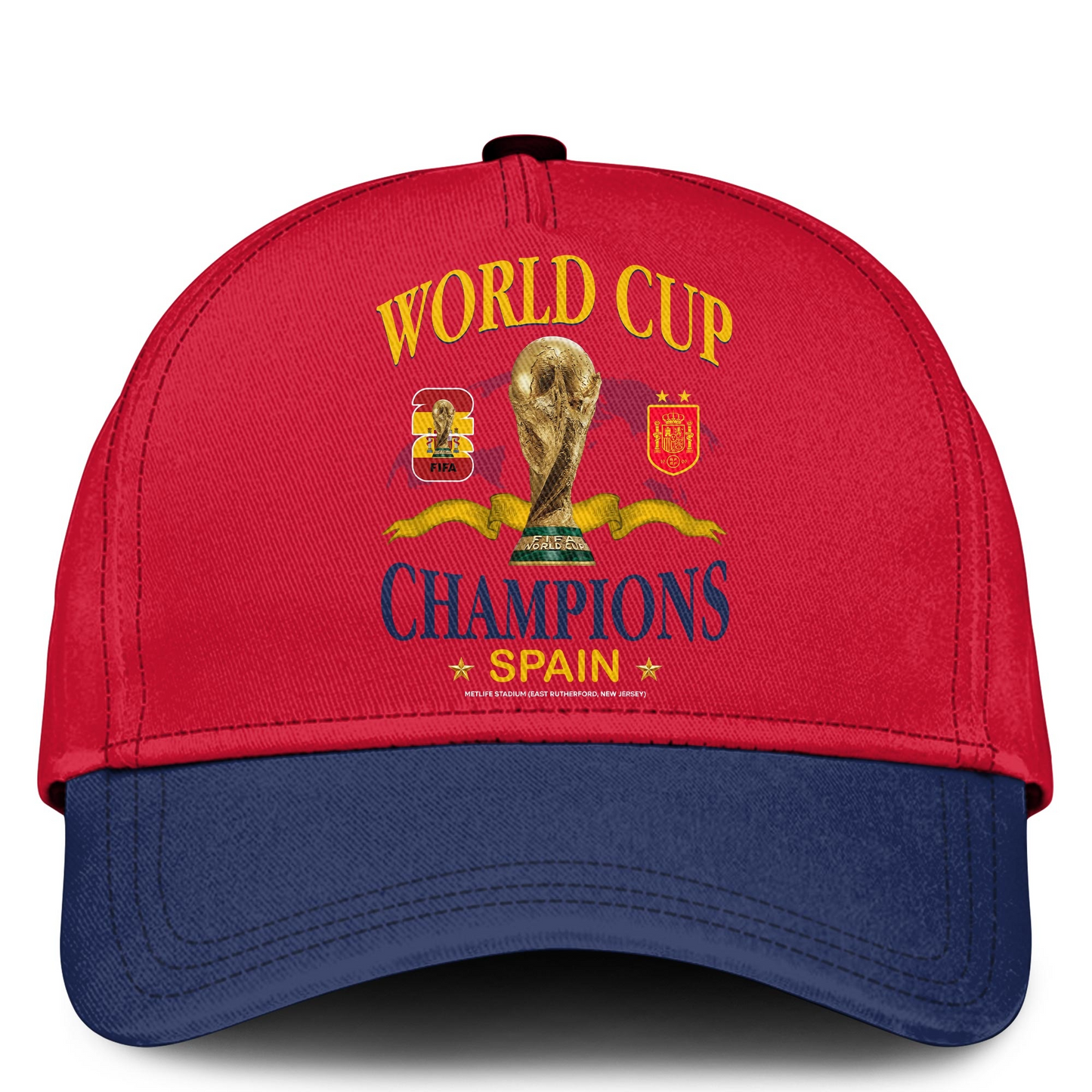 Premium Spain World Cup Champions 2026 Cap V8
