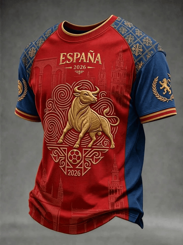 Premium Spain World Cup Champions 2026 T-shirt V19