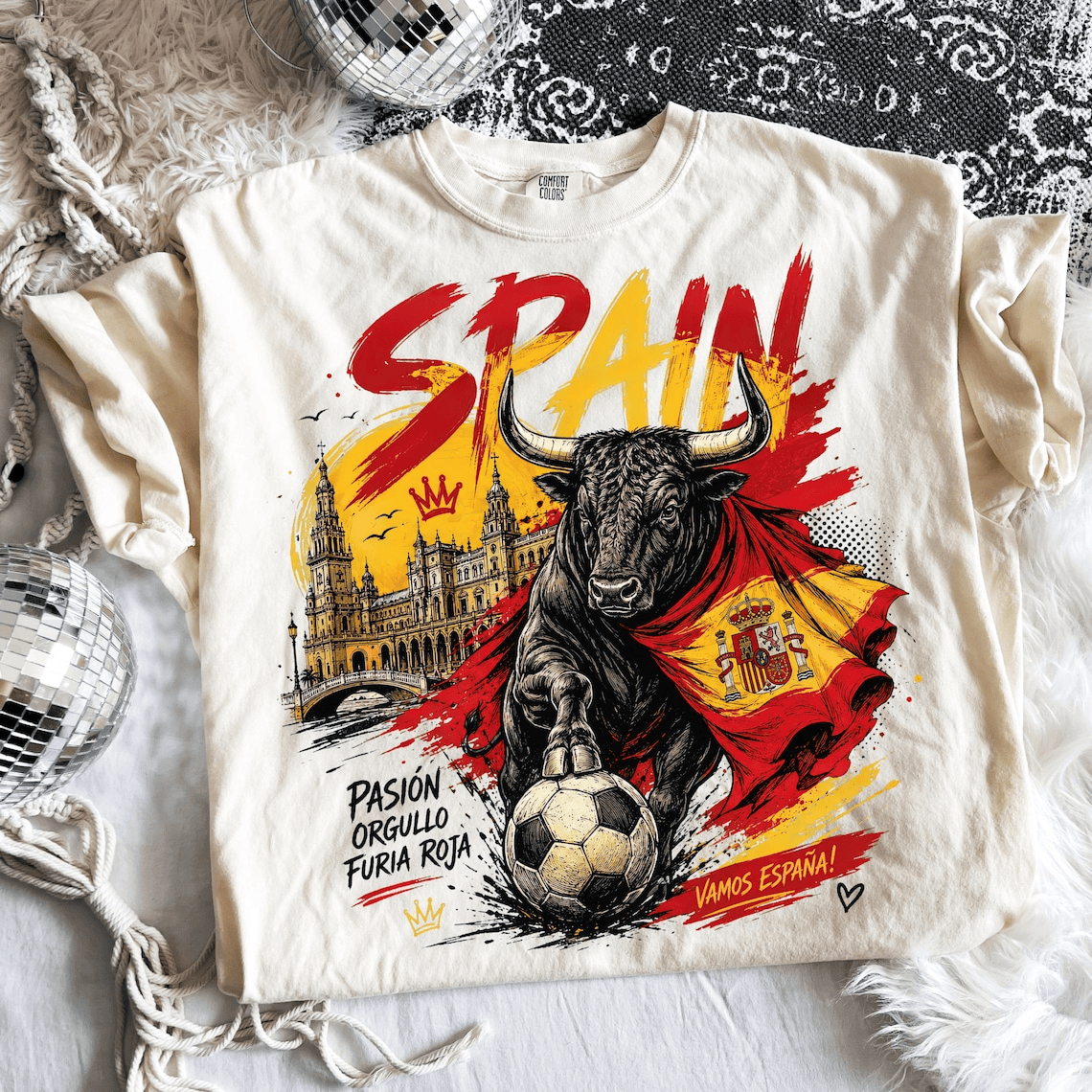 Premium Spain World Cup Champions 2026 T-shirt V24