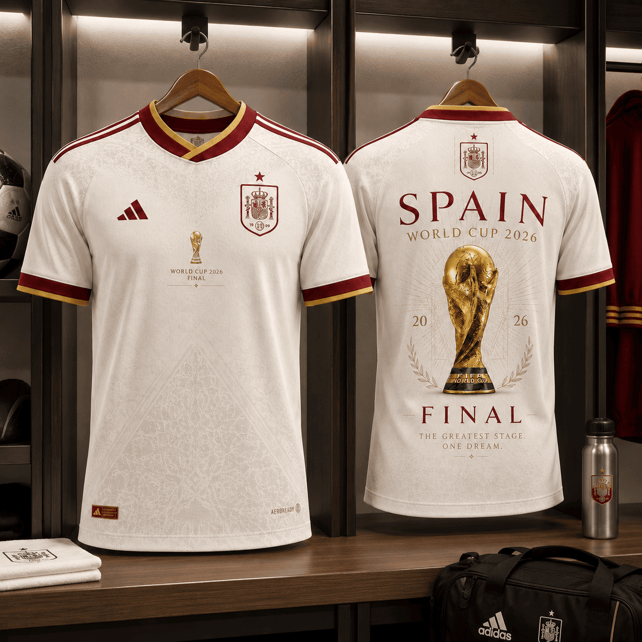 Premium Spain World Cup Champions 2026 T-shirt V35