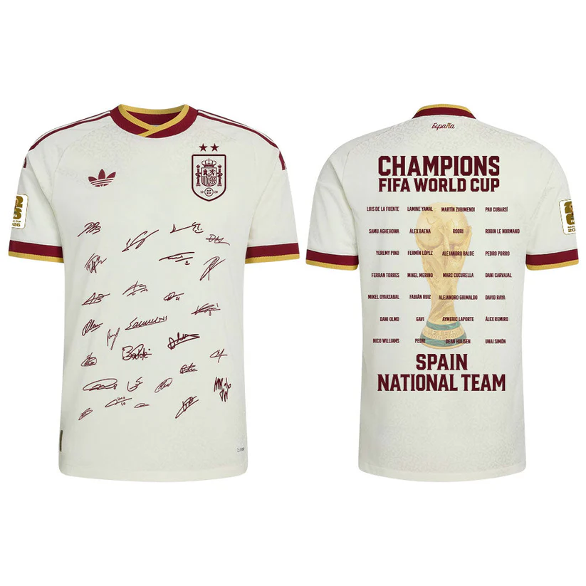 Premium Spain World Cup Champions 2026 T-shirt V58