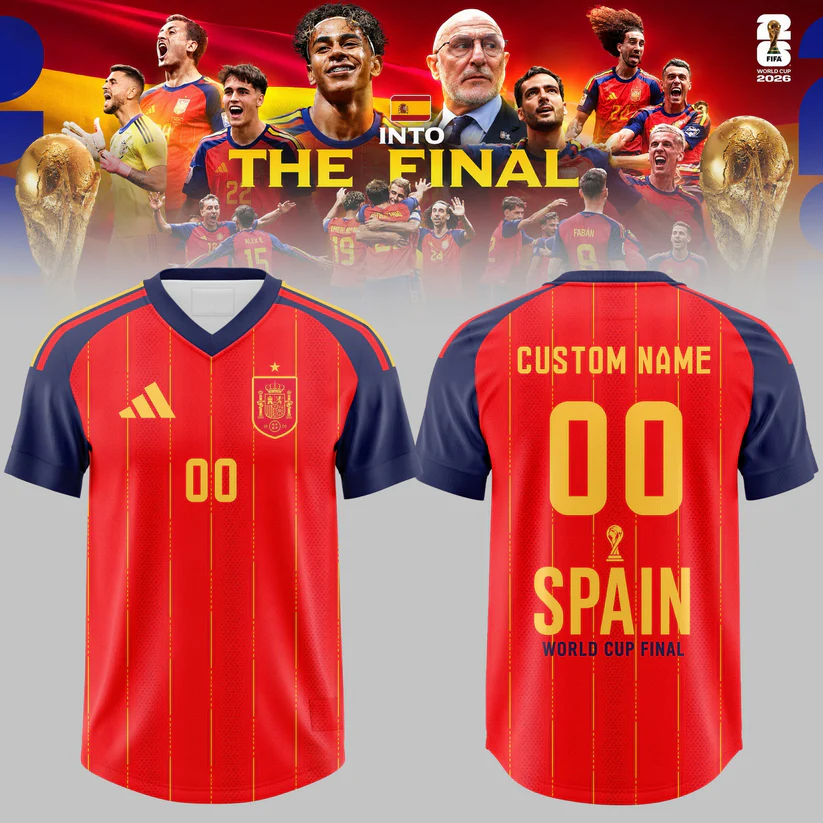 Premium Spain World Cup Champions 2026 T-shirt V59