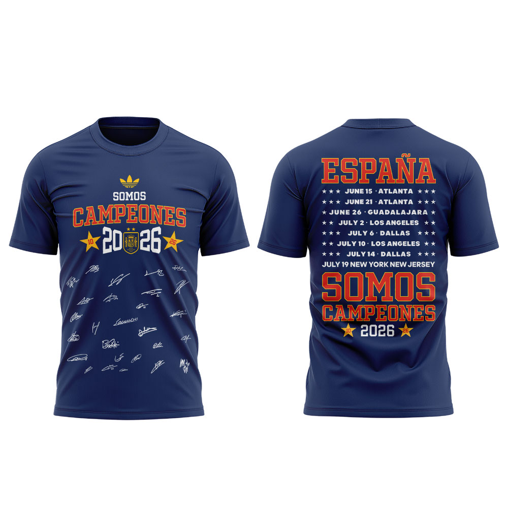 Premium Spain World Cup Champions 2026 T-shirt V70