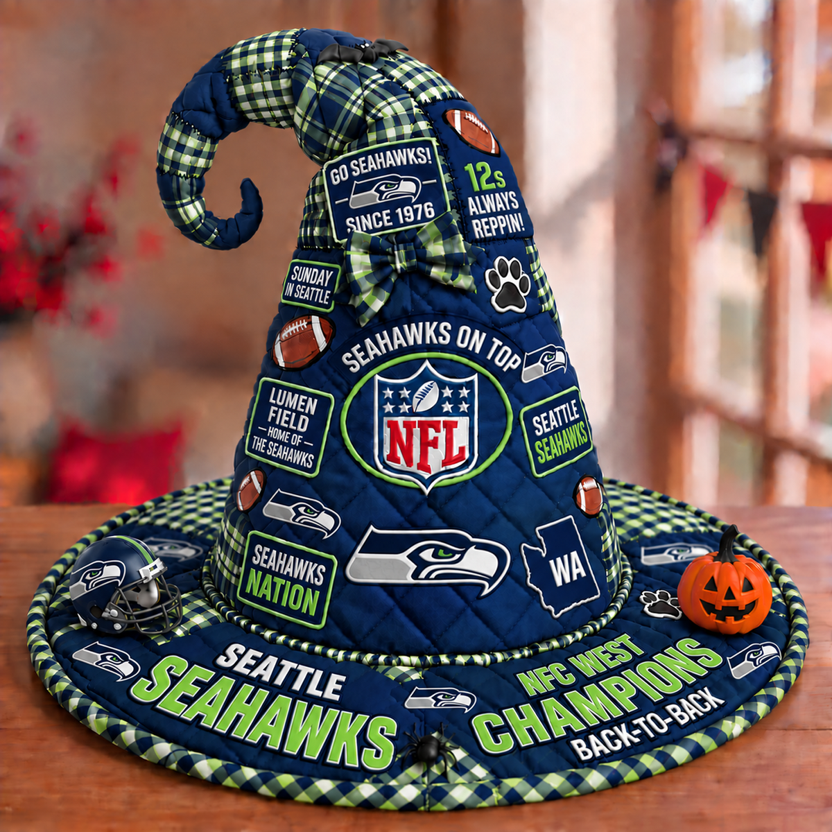 SEA x NFL Quilted Witch Hat