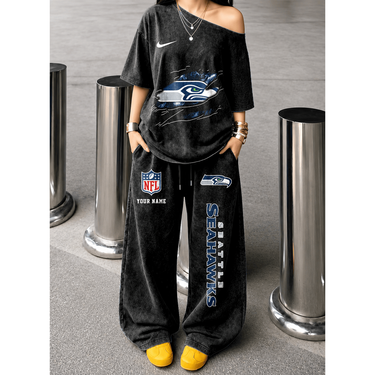 SEA x NFL Relaxed Fit Two Piece Sportswear Set