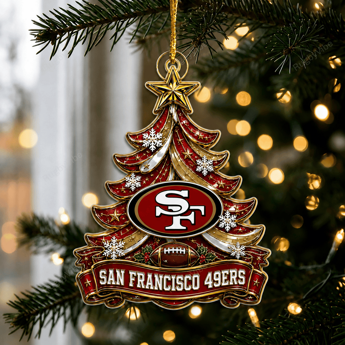 SF x NFL Acrylic Irregular Pendant