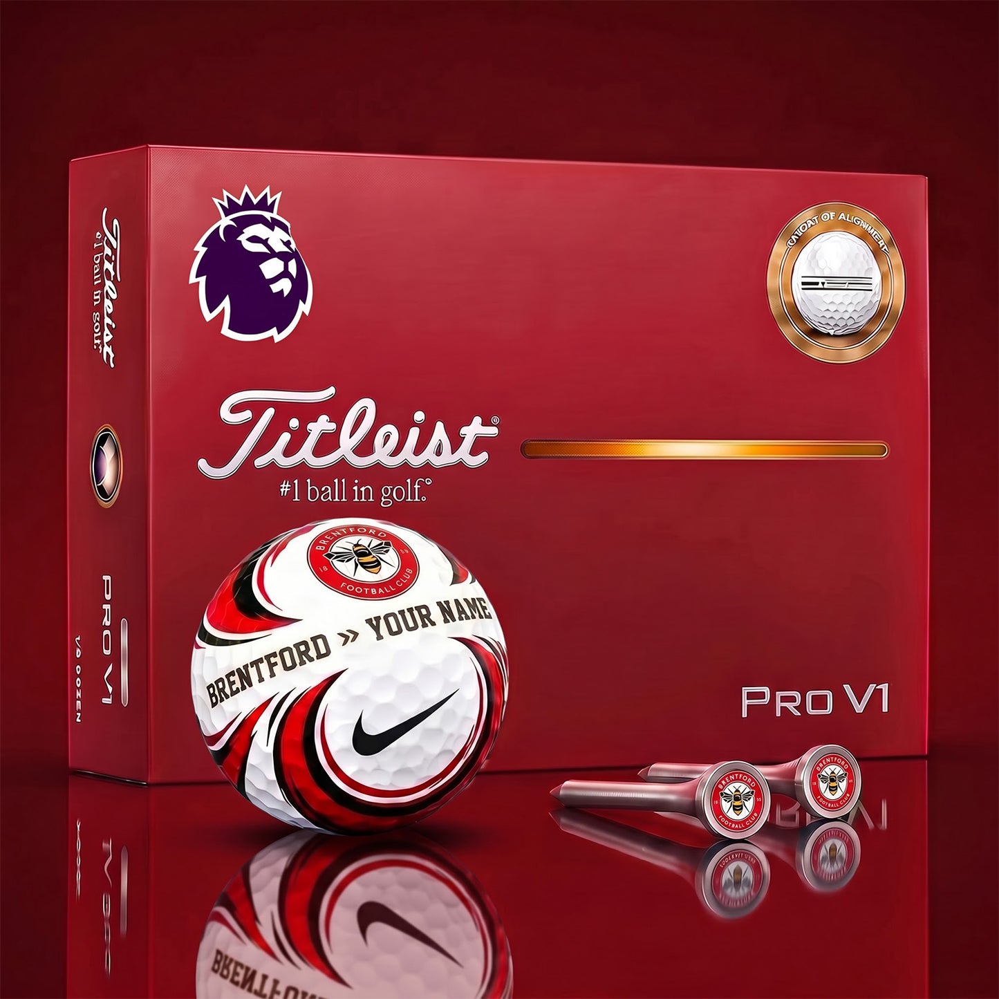 SIGNATURE EPL X BRE DELUXE PERSONALIZED GOLF BALL LIMITED EDITION V5
