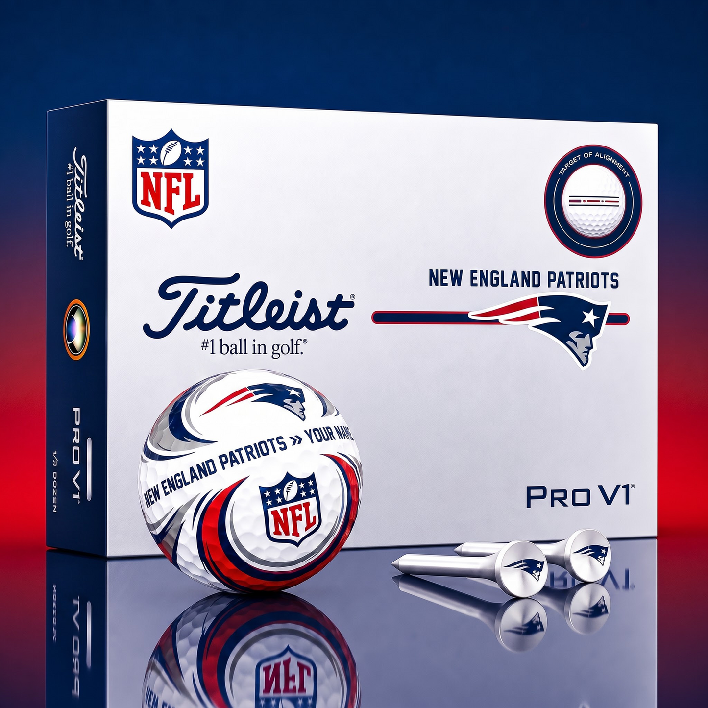 SIGNATURE NFL X NEP DELUXE PERSONALIZED GOLF BALL SET LIMITED EDITION V3